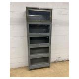 Steel Five-Section Barrister Bookcase