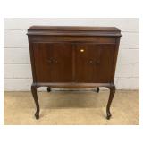 Wood Cabinet with Double Doors
