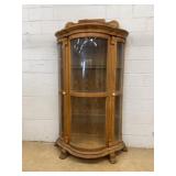 Bow Front Curio Cabinet