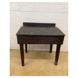 Wooden Slant-Lid Student Desk