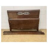 Wooden Bed Frame with Headboard and Footboard