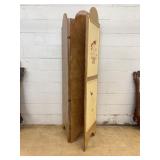Two-Panel Folding Screen with Bird Mot