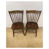 Wooden Spindle Back Chairs