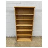 Oak Bookcase w/ Adjustable Shelves