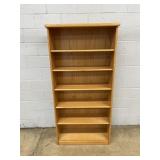 Oak Bookcase w/ Adjustable Shelves
