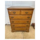 Bassett 5-Drawer Wooden Chest of Drawers
