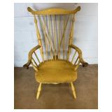 Yellow Painted Windsor Chair