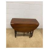 Drop-Leaf Wooden Gateleg Table