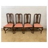 4 Queen Anne Style Chairs