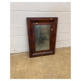Rectangular Wood Framed Wall Mirror