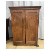 Wooden Two-Door Wardrobe