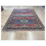 Hand-Knotted Wool Oriental Rug