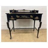 Black and Gold Asian-Inspired Writing Desk