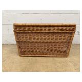 Rectangular Wicker Basket With Lid