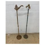 Ornate Metal Floor Lamp Bases
