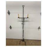 Wrought Iron 2-Light Floor Lamp