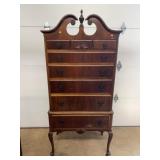 Queen Anne Style Highboy Dresser