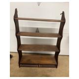 Wall-Mount Wood Shelf