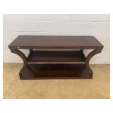 Dark Wood Console Table