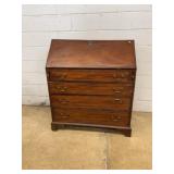 Mahogany Slant Front Secretary Desk