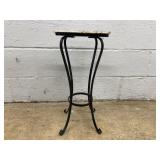 Tile Top Metal Plant Stand
