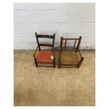 2 Woven-Seat Children