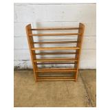 Oak Wood Quilt Rack