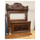 Carved Wood Bed Frame