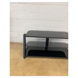 Black Glass TV Stand & Media Console