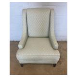 Ethan Allen Upholstered Wingback Armchair