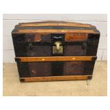 Steamer Trunk With Dome Top