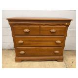 Wood 4-Drawer Dresser