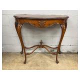 Carved Wood Console Table