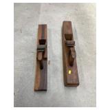 (2) Antique Wooden Block Planes