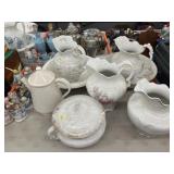 Pitcher & Bowls w/ Figurine