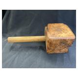 Vintage Burl Wood Mallet