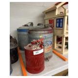 Galvanized Fuel Cans
