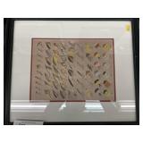 3 Framed Prints of Fishing Flies