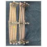 (2) Accordion Wall Racks