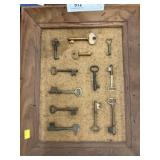 Mounted Skeleton Keys
