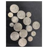 (8) Eisenhower $1 Coins w/ Asst. U.S. Coins