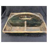 Primitive Wood Tool Tote