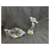 Baccarat & Steuben Crystal Glass Figurines