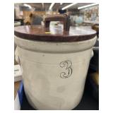 #3 Straight Sided Storage Crock
