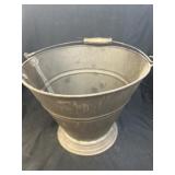 Antique Metalware Ash Bucket