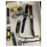 Wristwatches w/ Pocket Knives