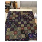 Embroidered Patchwork Quilt