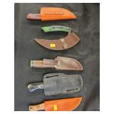 Grouping of Hand Crafted Knives