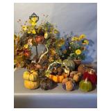Fall Decor and Artificial Pumpkins