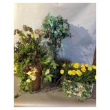 Artificial Floral Arrangements in Planters
